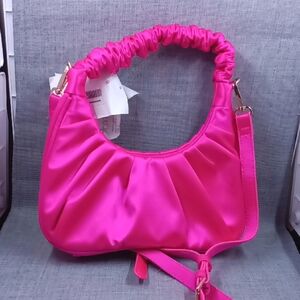 Urban Expressions Stormi Ruched Satin Convertible Crossbody With Removable Strap